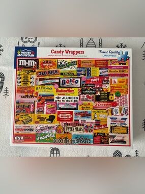 White Mountain Candy Wrappers 1000 Piece Puzzle